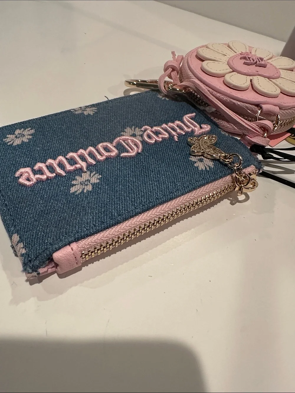 NWT Juicy Couture Exclusive Daisy for Juicy Mini Bundle in Denim & Pink.
